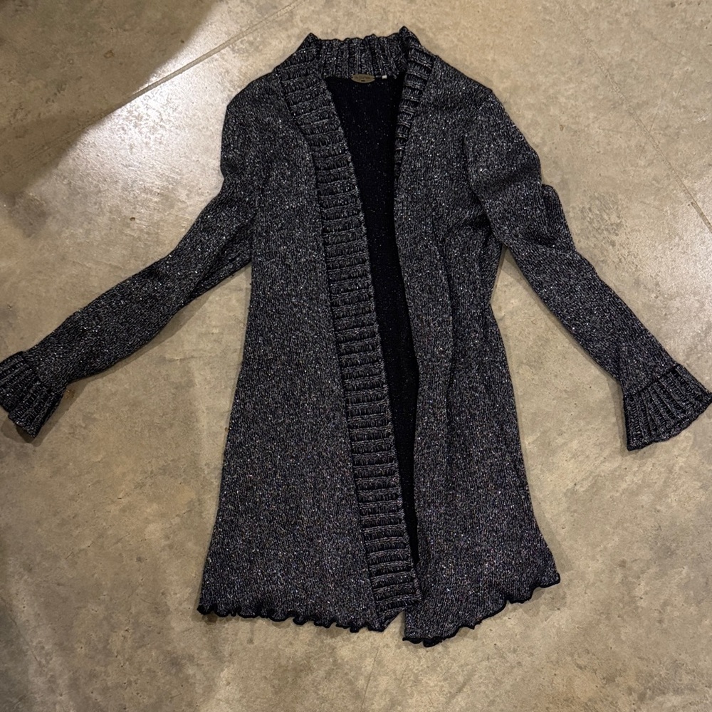Elegant Black Women's Cardigan